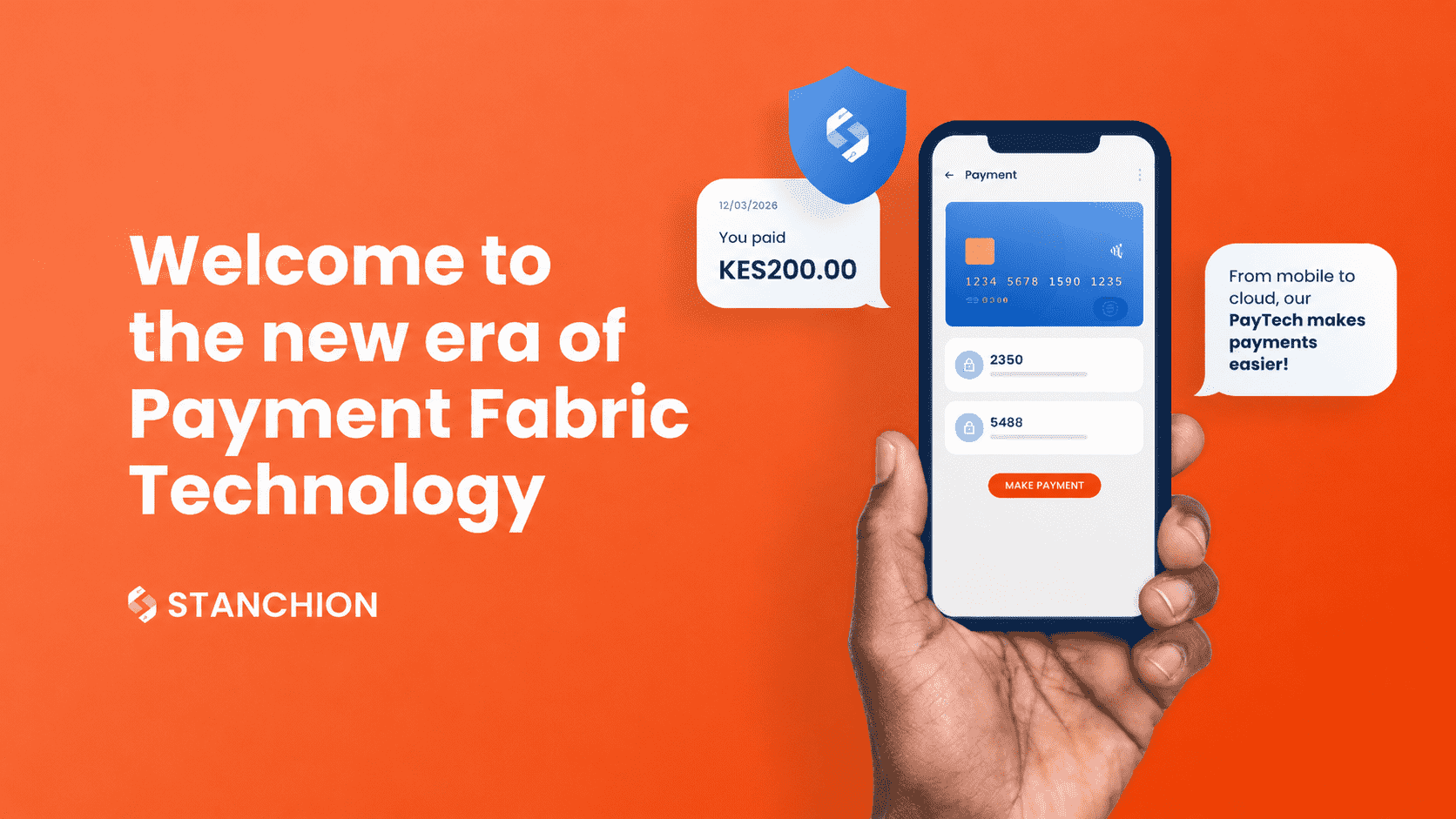Stanchion Payment Fabric for Card Issuers